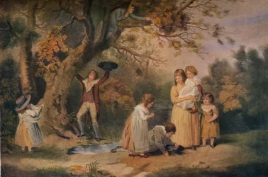 Niños buscando nidos de pájaros, 1789