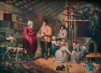 Vendiendo conejos, 1796, 1919