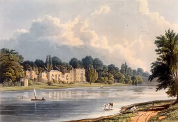 Villa del Papa en Twickenham, 1828