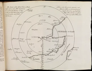 Mapa del sudeste de Inglaterra