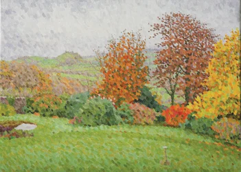Paisaje de otoño, lluvia, 2007