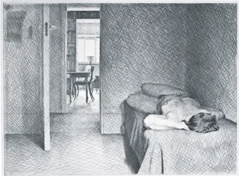 Interior con Desnudo