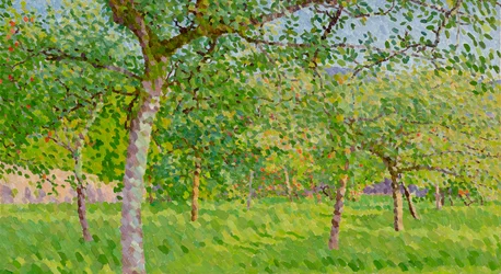 Huerto en otoño, 2020 (óleo sobre lienzo)