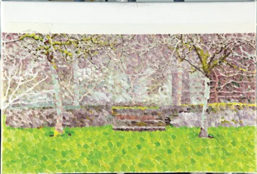 Huerto en invierno, 2014