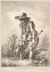 Campesino Cruzando el Agua, 1786