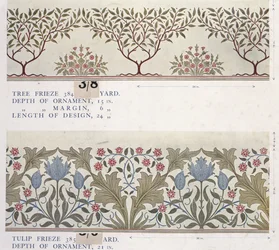 Libro de muestras de papel tapiz, antes de 1917
