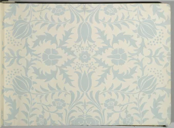Libro de muestras de papel tapiz, antes de 1917