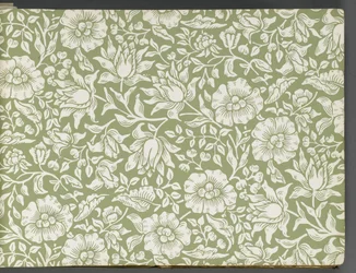 Libro de muestras de papel tapiz, antes de 1917