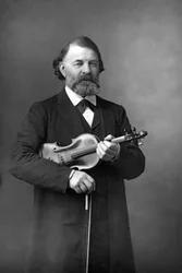 Joseph Joachim 1831-1907, violinista, director y compositor húngaro, 1890