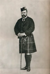 El Príncipe de Gales con Traje de las Tierras Altas, c1886 1910