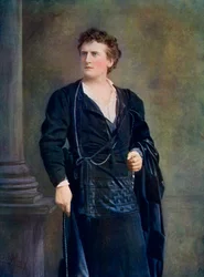 Wilson Barrett 1846-1904, actor inglés, gerente de teatro y dramaturgo, 1899-1900