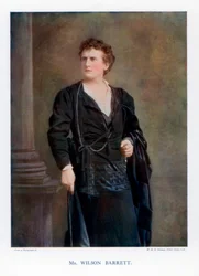 Wilson Barrett, actor, director y dramaturgo inglés, 1901
