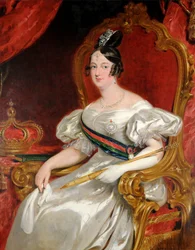 Retrato de D. María II, Reina de Portugal