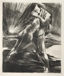 Arno Holz Mappe: Pareja flotante