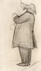 Johannes Brahms (1833-1897) Compositor, director de orquesta alemán (dibujo)