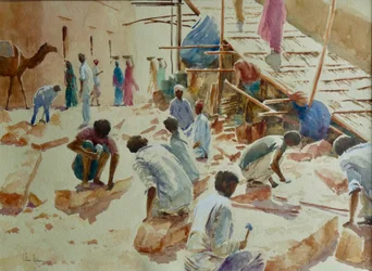 392 Reconstrucción de las murallas - canteros