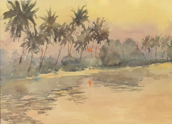 Amanecer, la niebla se levanta