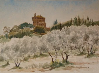 Pal Massaini, cerca de Pienza