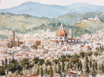 961 Desde Fiesole, principios de verano