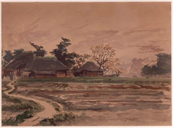Paisaje con casas