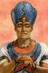 Ramsés III, faraón egipcio antiguo de la 20ª dinastía, siglo XII a.C. 1926