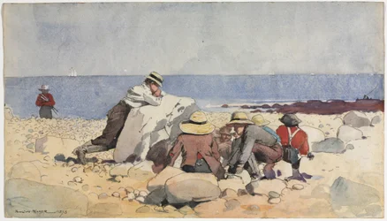 Una parrillada de almejas, 1873