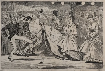 Un baile parisino: bailando en el Mabille, París