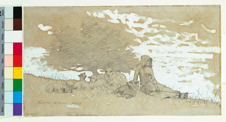 Una pastora, 1879