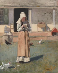 Un pollo enfermo, 1874