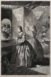 ¿Algo para mí, por favor? - Oficina de correos de la Feria de Brooklyn en ayuda..., 1864