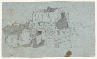 Carro militar y mula