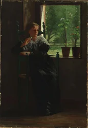 En la ventana