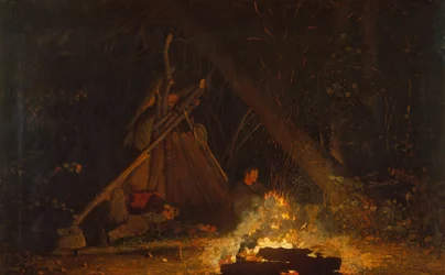 Fuego de campamento, 1880