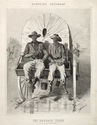 Bocetos de campaña: El tren de equipajes, 1863