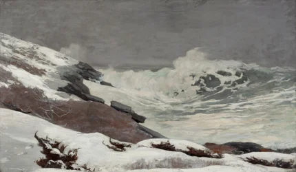 Costa en invierno, 1892