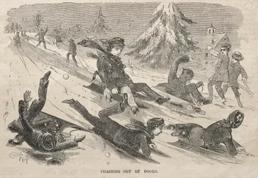 Deslizándose al Aire Libre, 1857
