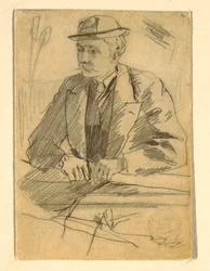 Dibujo
Dibujo, Retrato de un hombre, 1869
