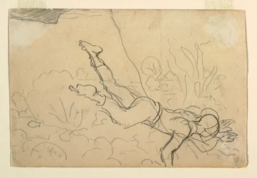 Dibujo, "Buceadores de caracolas", 1885-86