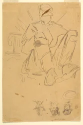 Dibujo, Bocetos de campamentos militares, 1862