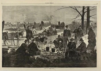 Parada de una caravana