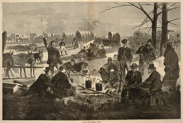 Halt of a Wagon Train, de Harper