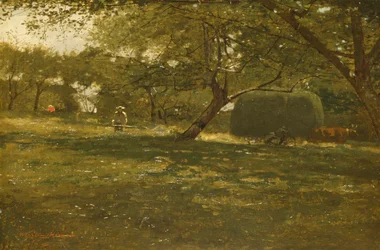 Escena de cosecha