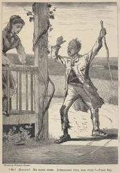 "¡Hola! ¡H-o-o-o! Ha venido. Jumboloro Tell You Fust", de The Galaxy, junio de 1869.