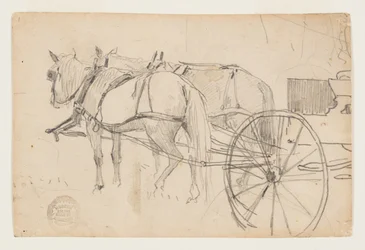 Caballos y carro (La excursión de picnic)
