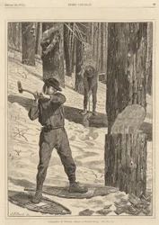 Madera en invierno, de Todos los sábados, 28 de enero de 1871