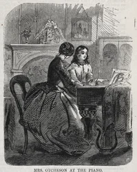 La señora Otcheson al piano