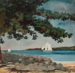 Nassau: Agua y velero, 1899