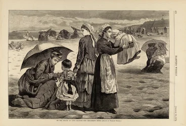 On the Beach at Long Branch--The Children