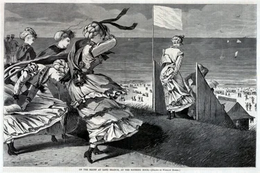 On the Bluff at Long Branch, at the Bathing Hour, de Harper