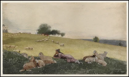 Pastora de la granja Houghton, 1878